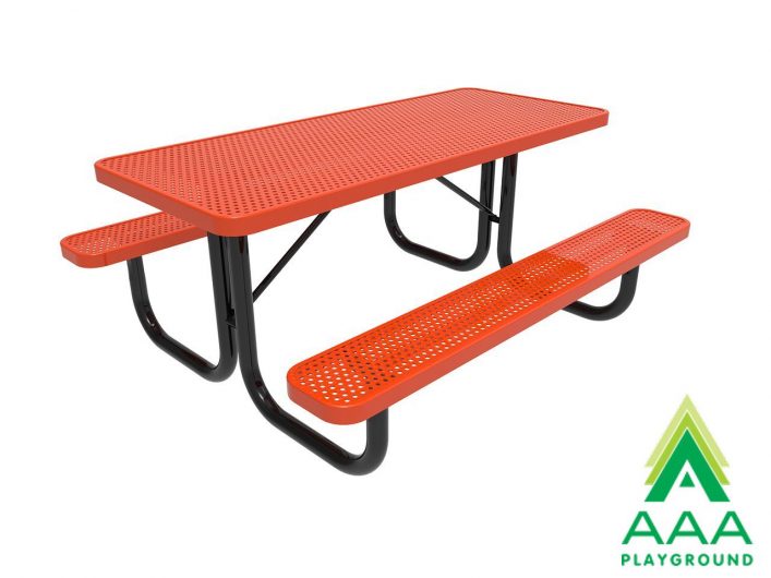 AAA Playground Honeycomb Steel Portable Frame Picnic Table