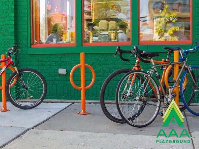 Ring and Post Style Bike Rack