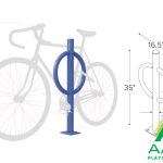 Ring and Post Style Bike Rack
