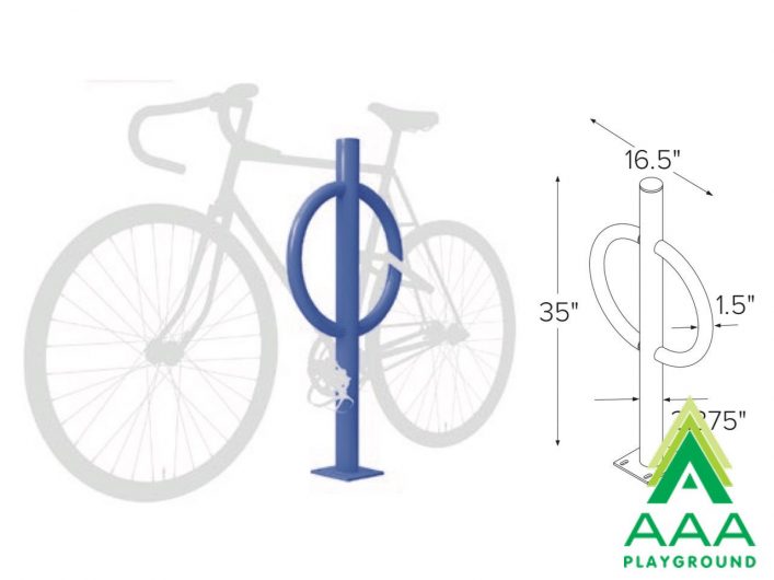 Ring and Post Style Bike Rack