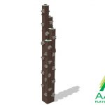 Recycled Plastic Rock Tower Fitness Climber