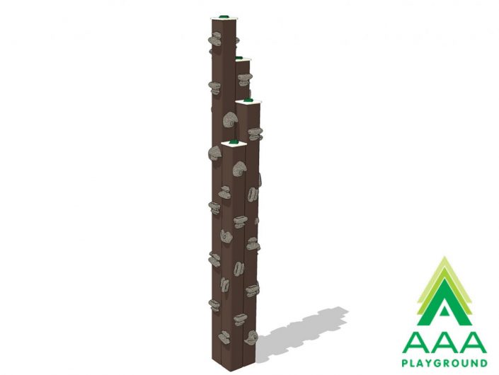 Recycled Plastic Rock Tower Fitness Climber