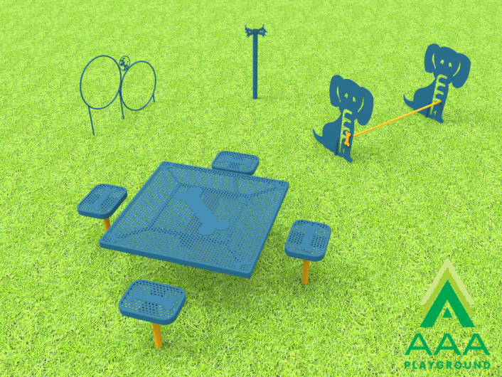 AAA Playground Small Dogs N Play Set