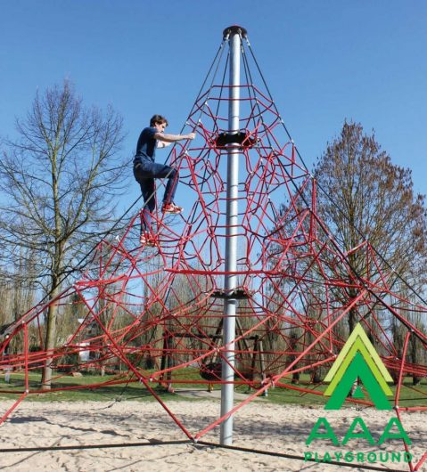 6-Sided Spider Pyramid Net Climber 6-6