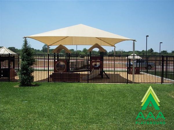 Square Shade Shelter with 8 feet high Entrance Height
