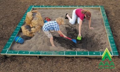 10 Foot Square Sandbox