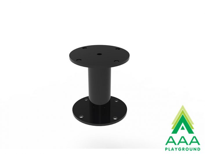 AAA Playground Trash Receptacle Surface Mount