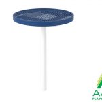 30-inch Round Bar Height Pedestal Cafe Table