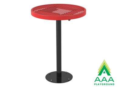 30-inch Round Bar Height Pedestal Cafe Table