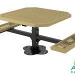 Innovated Octagon Pedestal Table