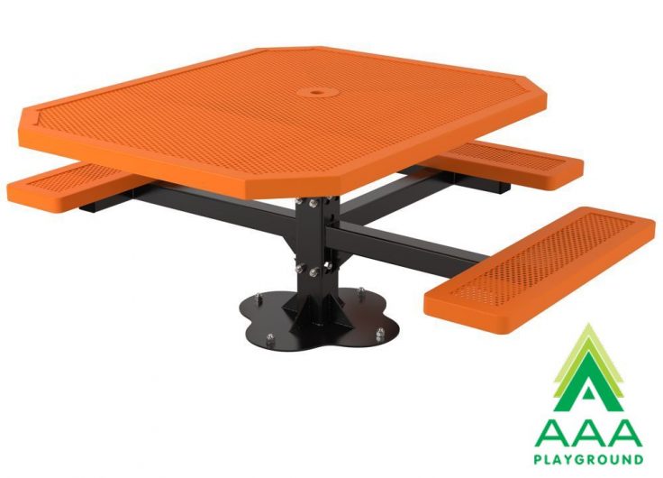 AAA Playground Accessible Innovated Octagon Pedestal Table