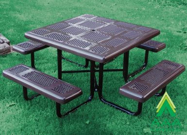 Perforated Square Portable Table