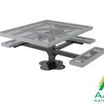 AAA Playground Accessible Regal Square Pedestal Table