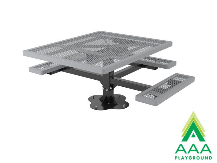 AAA Playground Accessible Regal Square Pedestal Table