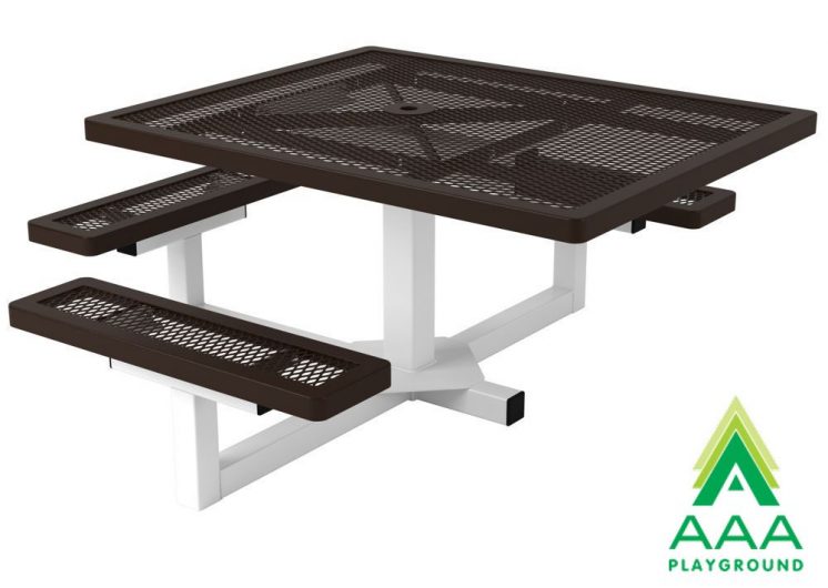 AAA Playground Accessible Regal Square Pedestal Table