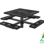 AAA Playground Accessible Regal Square Pedestal Table