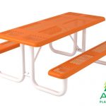 Perforated Rectangular Portable Table