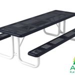 Perforated Rectangular Portable Table