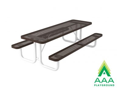 AAA Playground Perforated Rectangular Portable Table