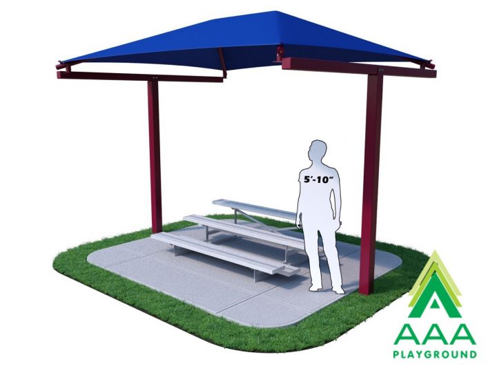 T Cantilever Bleacher Shade