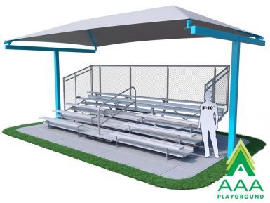 T Cantilever Bleacher Shade