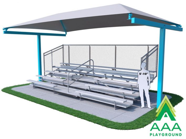 T Cantilever Bleacher Shade