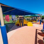 Rectangular Shade Shelter with 12 feet high Entrance Height