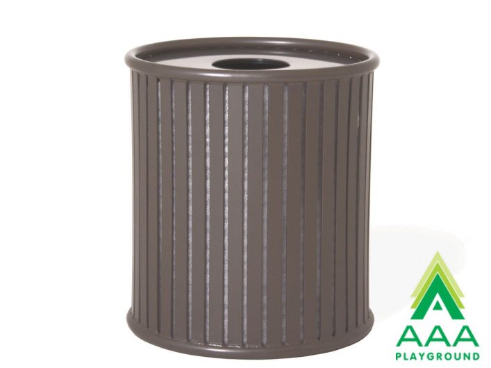 Zion Trash Receptacle with Liner and Flat Top Lid