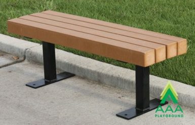 Recycled Plastic Trailside Park Bench
