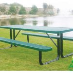 AAA Playground Expanded Metal Portable Frame Picnic Table