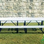 AAA Playground Expanded Metal Portable Frame Picnic Table