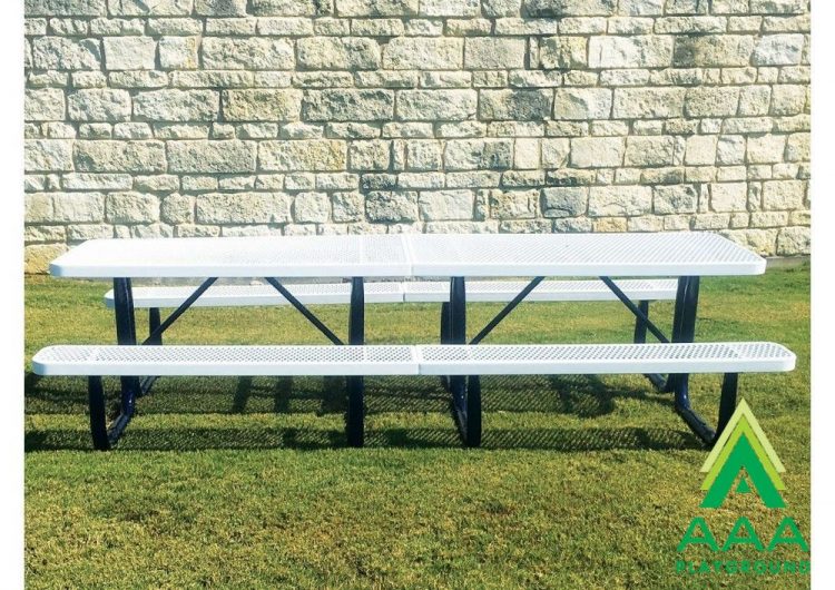 AAA Playground Expanded Metal Portable Frame Picnic Table