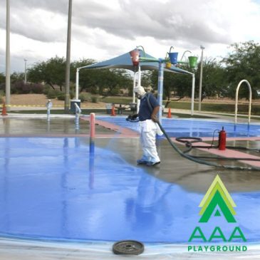 Water Play Rubber Surface