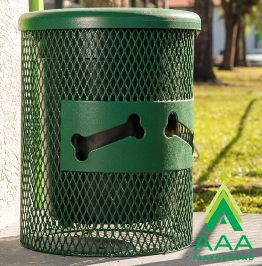 Bones Design Regal Style Trash Receptacle