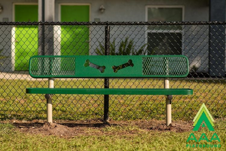 Bones Design 6-feet AAA Playground Expanded Style Bench with Back
