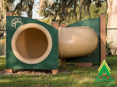 Thru the Tunnel Recycled Plastic Dog Park Play Equipment
