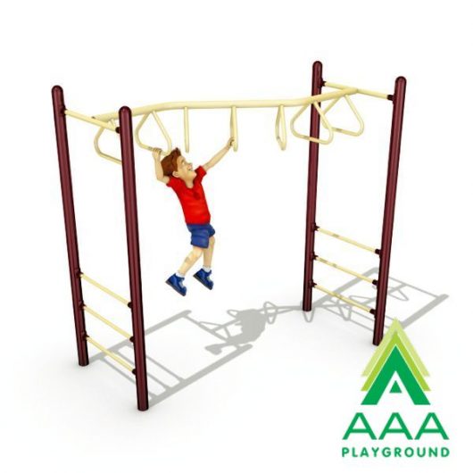 Freestanding Zig-Zag Tri-Rung