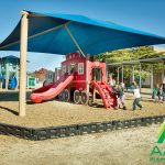 Rectangular Shade Shelter with 10 feet high Entrance Height