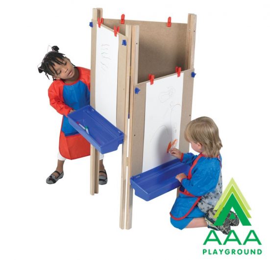 AAA Playground 3-Station Adjustable Easel