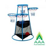 AAA Playground 4-Rings Basketball Stand with Storage Bag