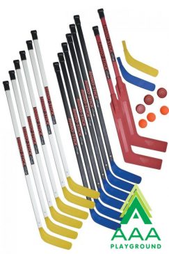 47" Shaft AAA Playground Stick Senior Hockey Set
