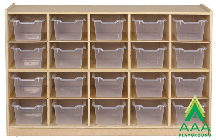 AAA Playground 20 Tray Cabinet with Bins
