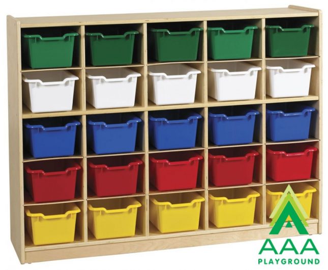 AAA Playground 25 Tray Cabinet with Bins