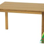 AAA Playground 24" x 36" Hardwood Table with 22" Legs