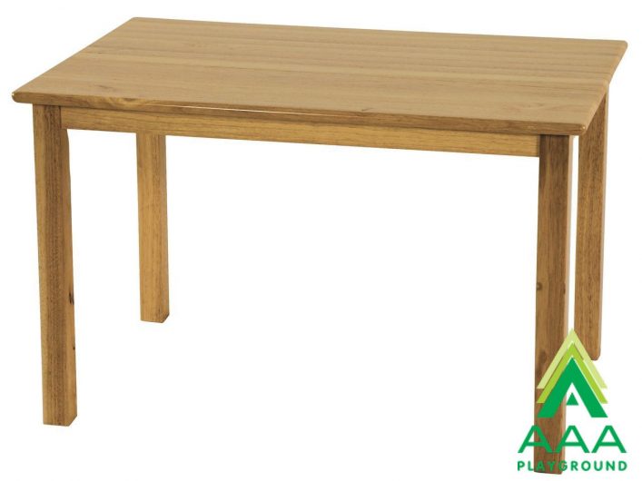 AAA Playground 24" x 36" Hardwood Table with 22" Legs