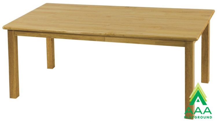 AAA Playground 24" x 48" Hardwood Table with 22" Legs