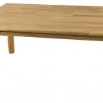 AAA Playground 30" x 48" Hardwood Table with 22" Legs
