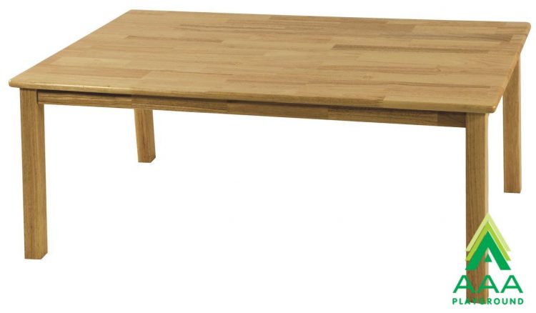 AAA Playground 30" x 48" Hardwood Table with 22" Legs