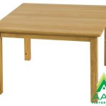 AAA Playground 24" x 24" Hardwood Table with 22" Legs