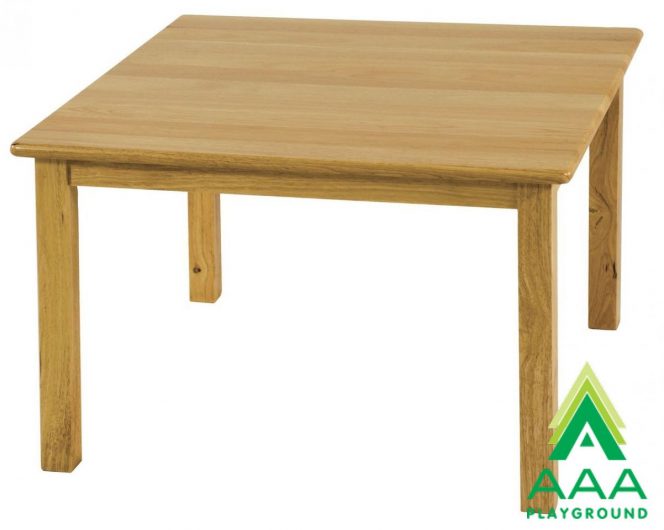 AAA Playground 24" x 24" Hardwood Table with 22" Legs